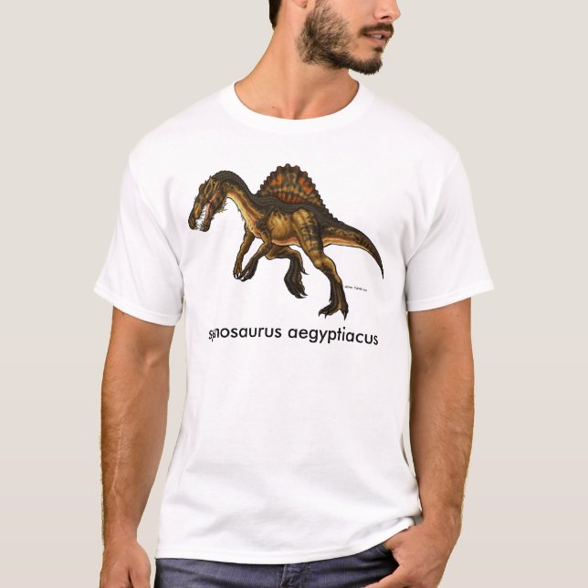 Camiseta Spinosaurus, aegyptiacus do spinosaurus (Frente)