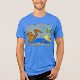 Camiseta Spinosaurus t shirt cretaceous beach