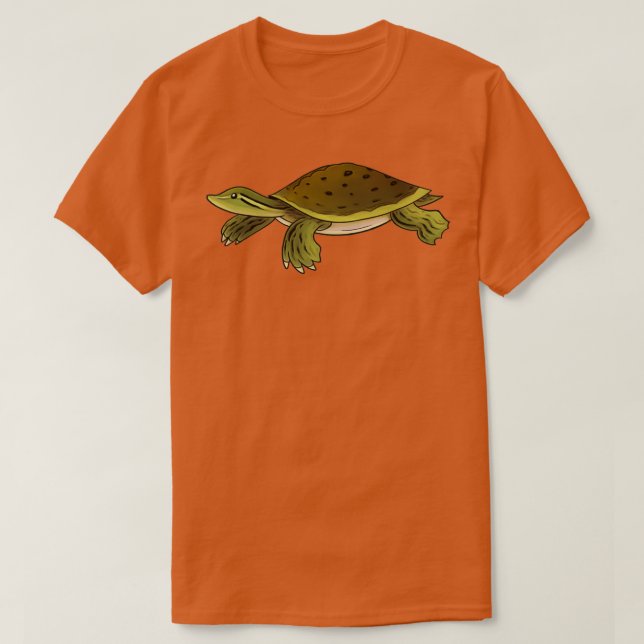 Camiseta Spiny Softshell Turtle (Frente do Design)