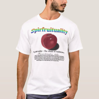 Camiseta Spirfruituality: A ameixa da fidelidade