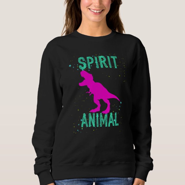 Camiseta Spirit Animal Dinosaur Lover Animals Comfort Cute  (Frente)