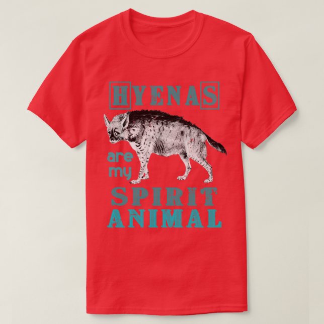 Camiseta Spirit Animal Hyena (Frente do Design)