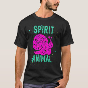 Camiseta Spirit Animal Snail Pink Animal Comfort Colo
