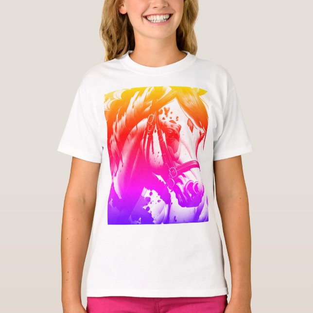 Camiseta Spirit Pony 1 Rainbow (Frente)