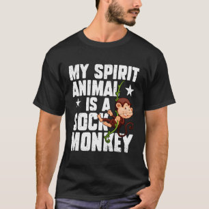 Camiseta Spirit Sock Animal Mackey Chimpanzé Ape