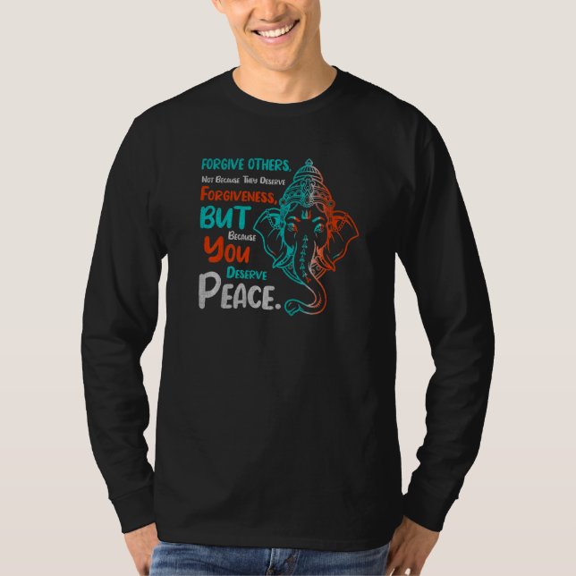 Camiseta Spiritual Peace Ganesh (Frente)