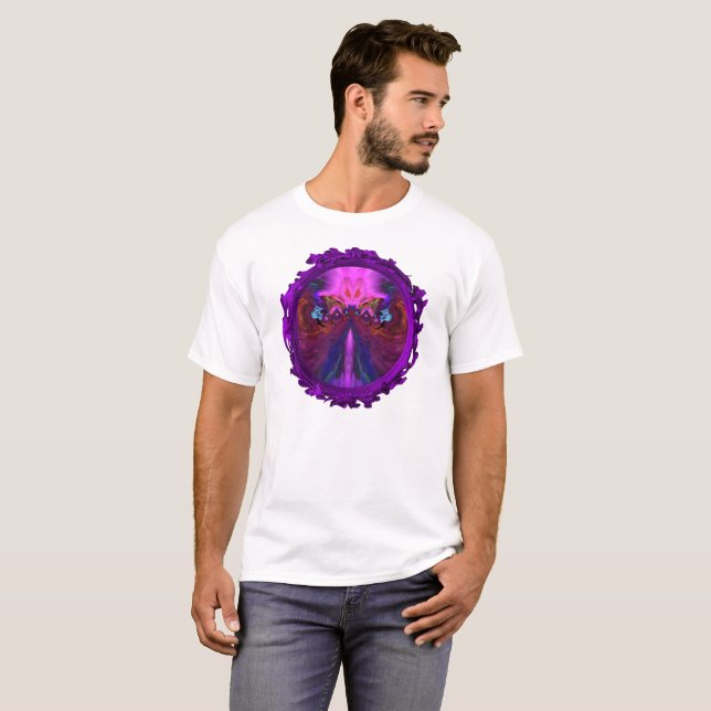 Camiseta Spiritual Pink Eyes Man (Frente Completa)