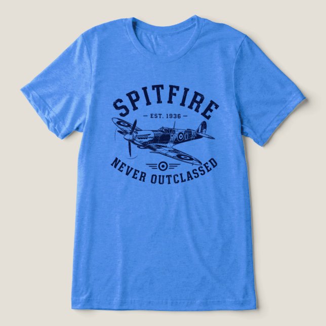 Camiseta Spitfire – Never Outclassed (Design frontal)
