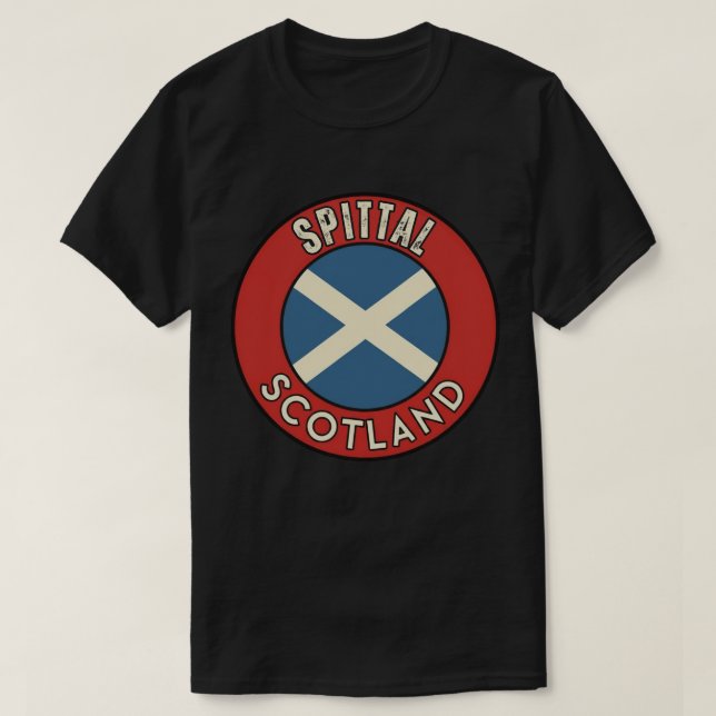 Camiseta Spittal, Escócia (Frente do Design)