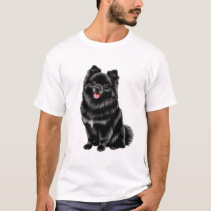 Camiseta Spitz Japonês Preto