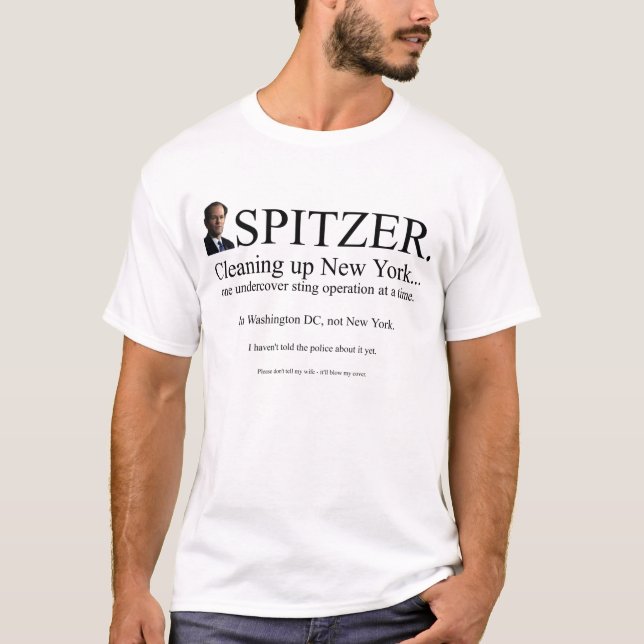Camiseta Spitzer que limpa NY (Frente)