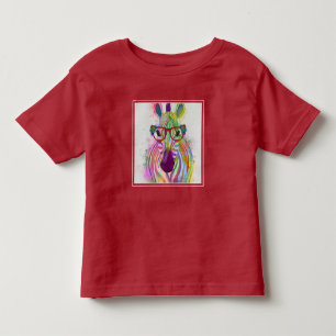 Camiseta Splash de Zebra Rainbow