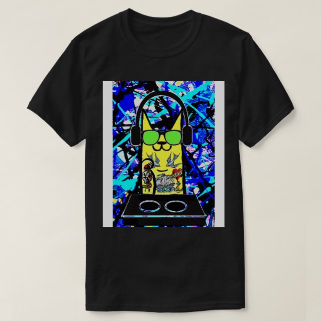 Camiseta splash do gato 2023 (Frente do Design)