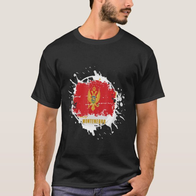Camiseta Splash do Montenegro (Frente)