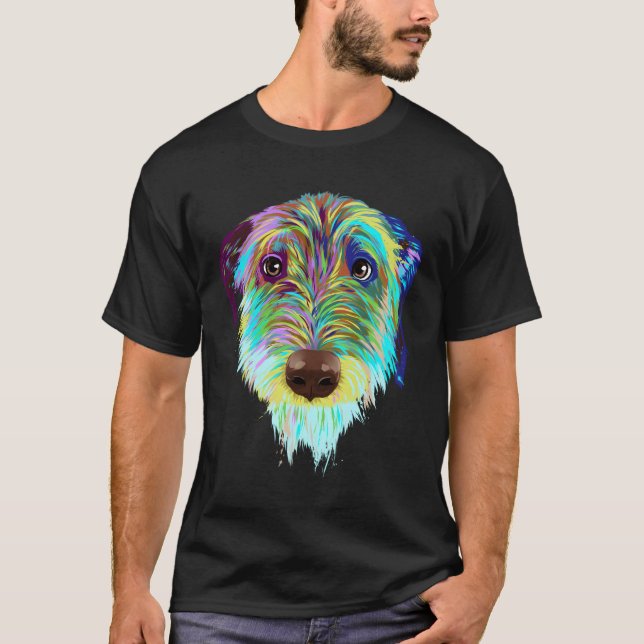 Camiseta Splash Dog Irish Wolfhound (Frente)