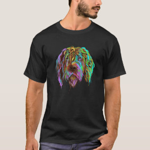 Camiseta Splash Dog Wirehaired Apontando Griffon