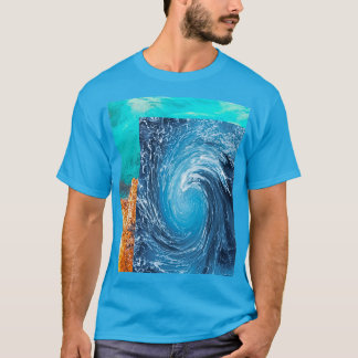 Camiseta Splash Mens do Oceano Pacífico