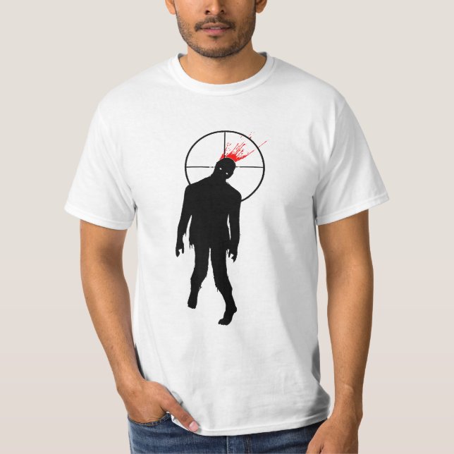 Camiseta splat do zombi (Frente)