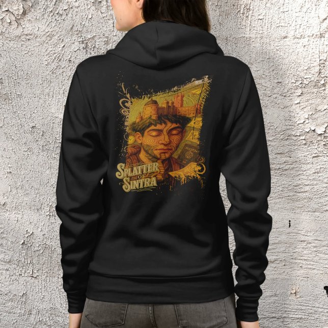 Camiseta Splatter de Sintra Womens Bella+Canvas Cheio-Zip H (Criador carregado)