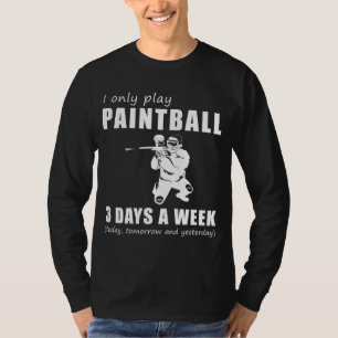 Camiseta Splatter e Snicker - Eu só toco meu Paintball 3