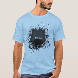 Camiseta Splatter em homens claros