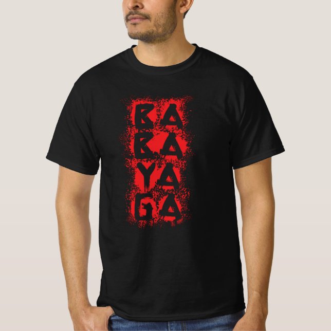 Camiseta Splatter Sanguíneo Baba Yaga (Frente)