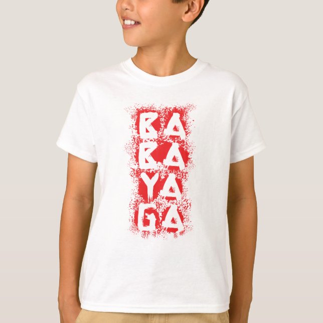 Camiseta Splatter Sanguíneo Baba Yaga (Frente)