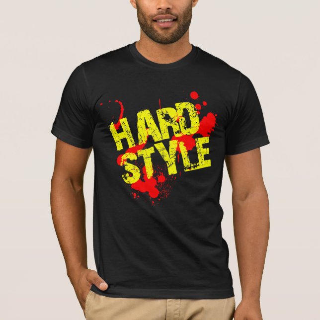 Camiseta Splatters da pintura de Hardstyle (Frente)