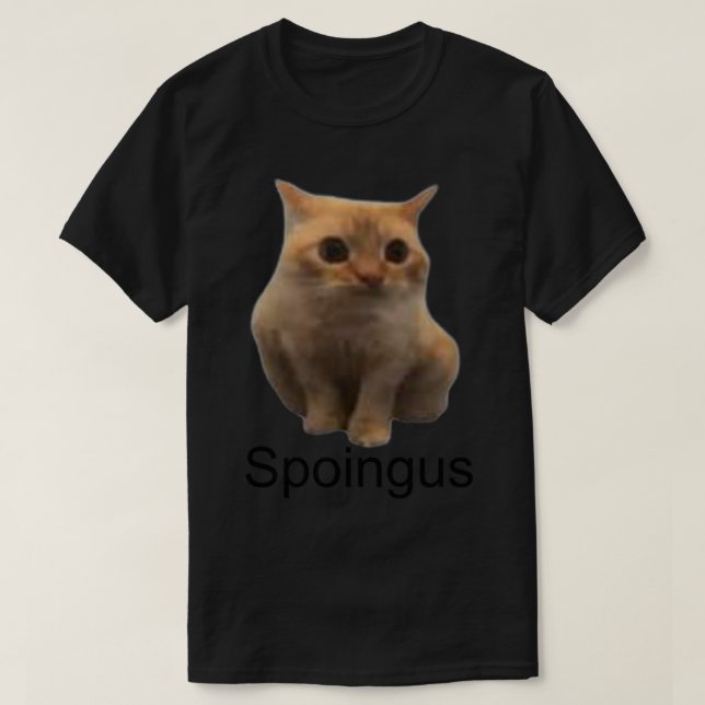 Camiseta Spoingus O Memória Gato (Frente do Design)