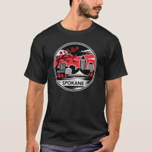 Camiseta Spokane City Washington EUA
