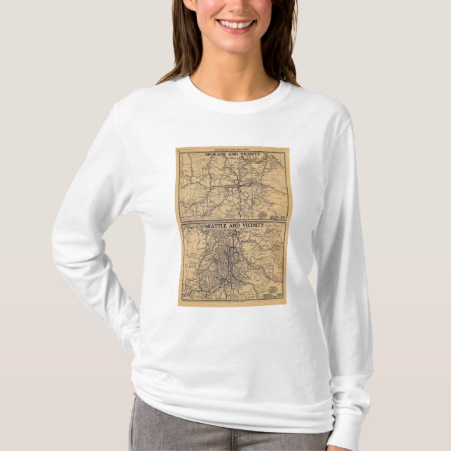 Camiseta Spokane, Seattle (Frente)