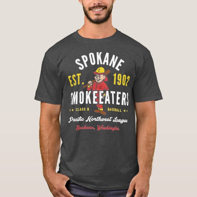 Camiseta Spokane Smoke Eater - Washington - Vintage Defunc (Frente)