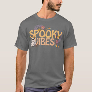 Camiseta Spookes Vibes Bonito Padrão Retroativo Figurino de