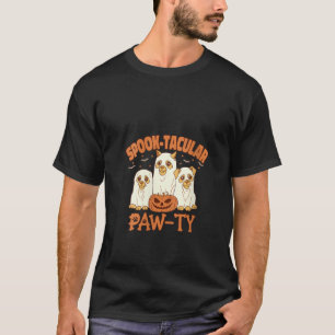 Camiseta Spookes Vibes Cães Puppy Vintage Fantasmas Boo Pum