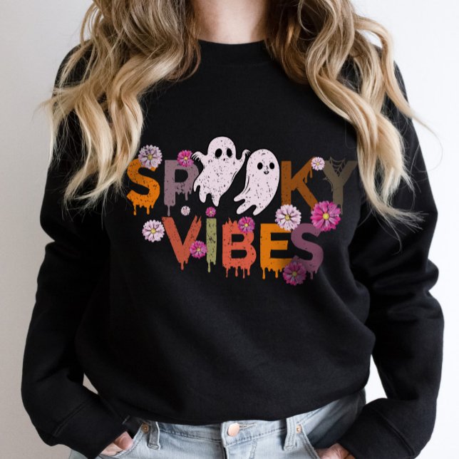 Camiseta Spookes Vibes Ghost Halloween (Criador carregado)
