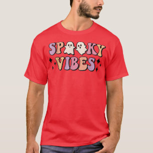 Camiseta Spookes Vibes Retrorando Truque De Halloween Ou Tr