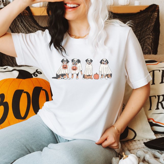Camiseta Spooktacular Bernese Mountain Dogs Halloween Shirt (Criador carregado)