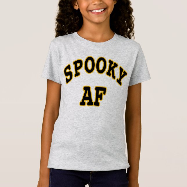 CAMISETA SPOOKY AF- HALLOWEEN UGLY (Frente)