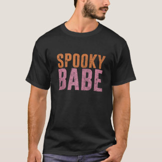 Camiseta Spooky Babe Halloween Aestic Vibes Zip