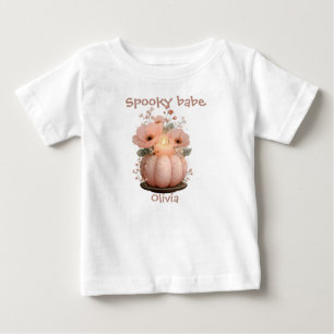 Camiseta Spooky Babe Pumpkin para Meninas
