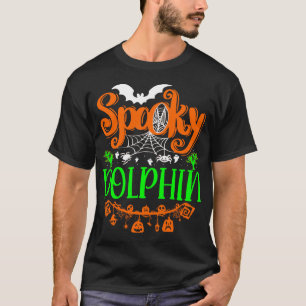 Camiseta Spooky Boo Halloween Animal Dolphin Giftidea