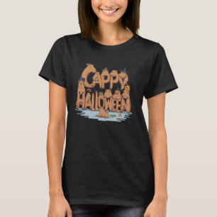 Camiseta Spooky Capybara Halloween Cappy Spooky Halloween A