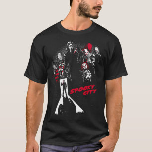 Camiseta Spooky City - Horror Movie Poster
