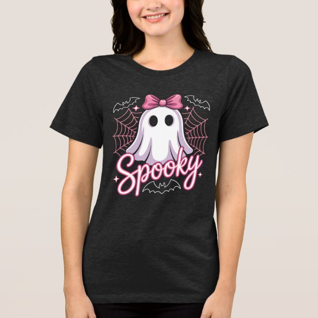 Camiseta Spooky Coquette Ghost (Frente)
