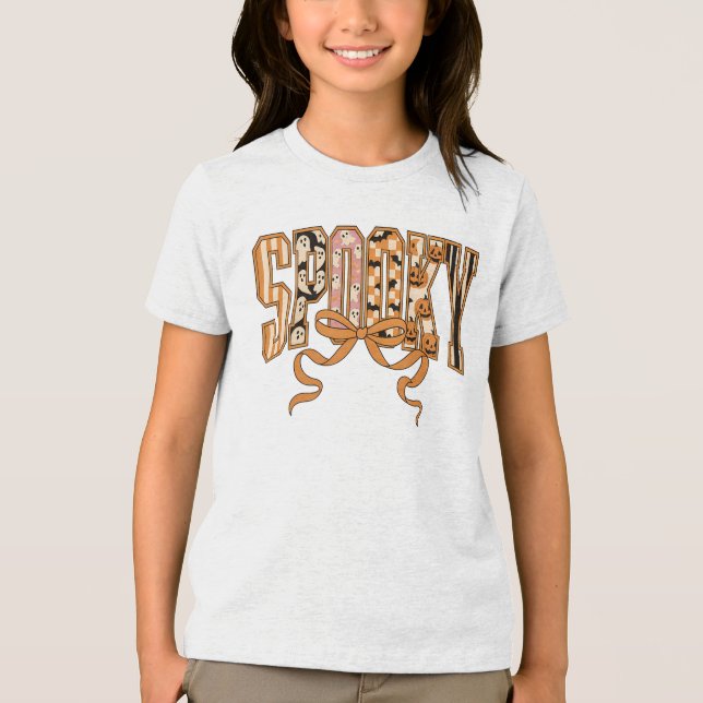 Camiseta Spooky Coquette Halloween Aesthetic-66166 (Frente)