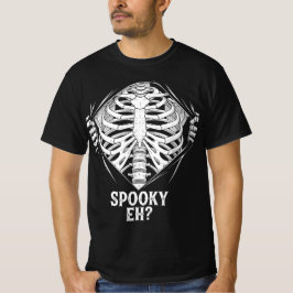 Camiseta Spooky Eh? Design de Skeleton Halloween