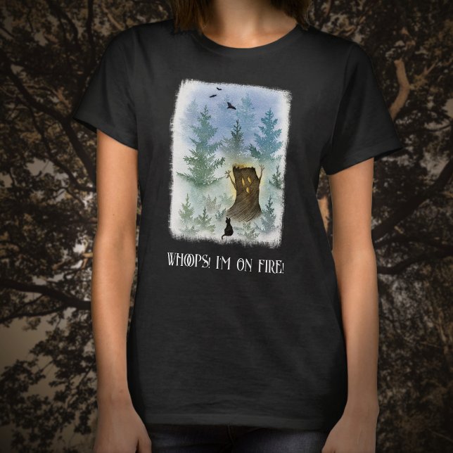 Camiseta Spooky Forest Halloween (Criador carregado)