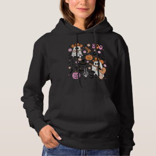 Camiseta Spooky Ghost Cowboy Cute Halloween Boo Western Ret