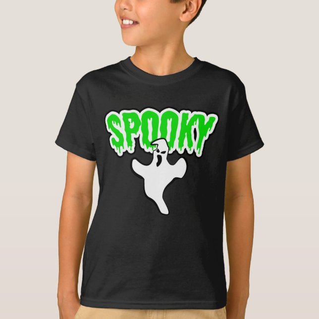 Camiseta Spooky Ghost Halloween (Frente)