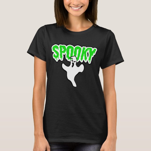 Camiseta Spooky Ghost Halloween (Frente)